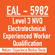 Level 3 NVQ Installing Electrotechnical Systems and Equipment (Mature route)